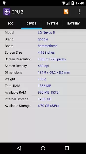 CPU-Z Premium 1.51 APK
