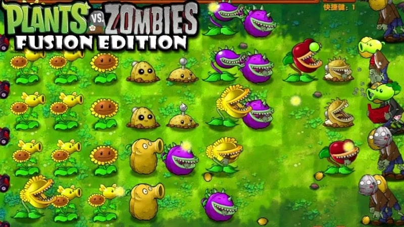 Plants vs Zombies Fusion MOD APK 2.7 [Menu/Unlimited Sun/God mode/No skill CD]