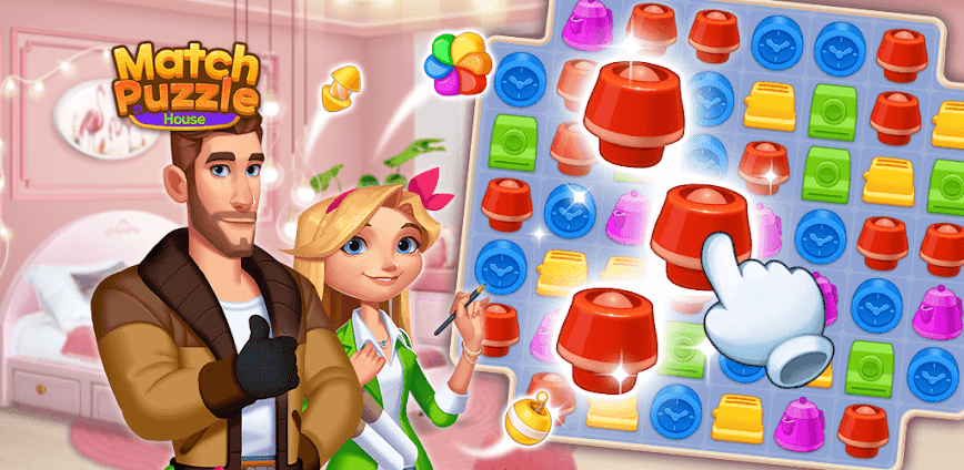 Match Puzzle House MOD APK 1.0.27 [Unlimited money, stars]
